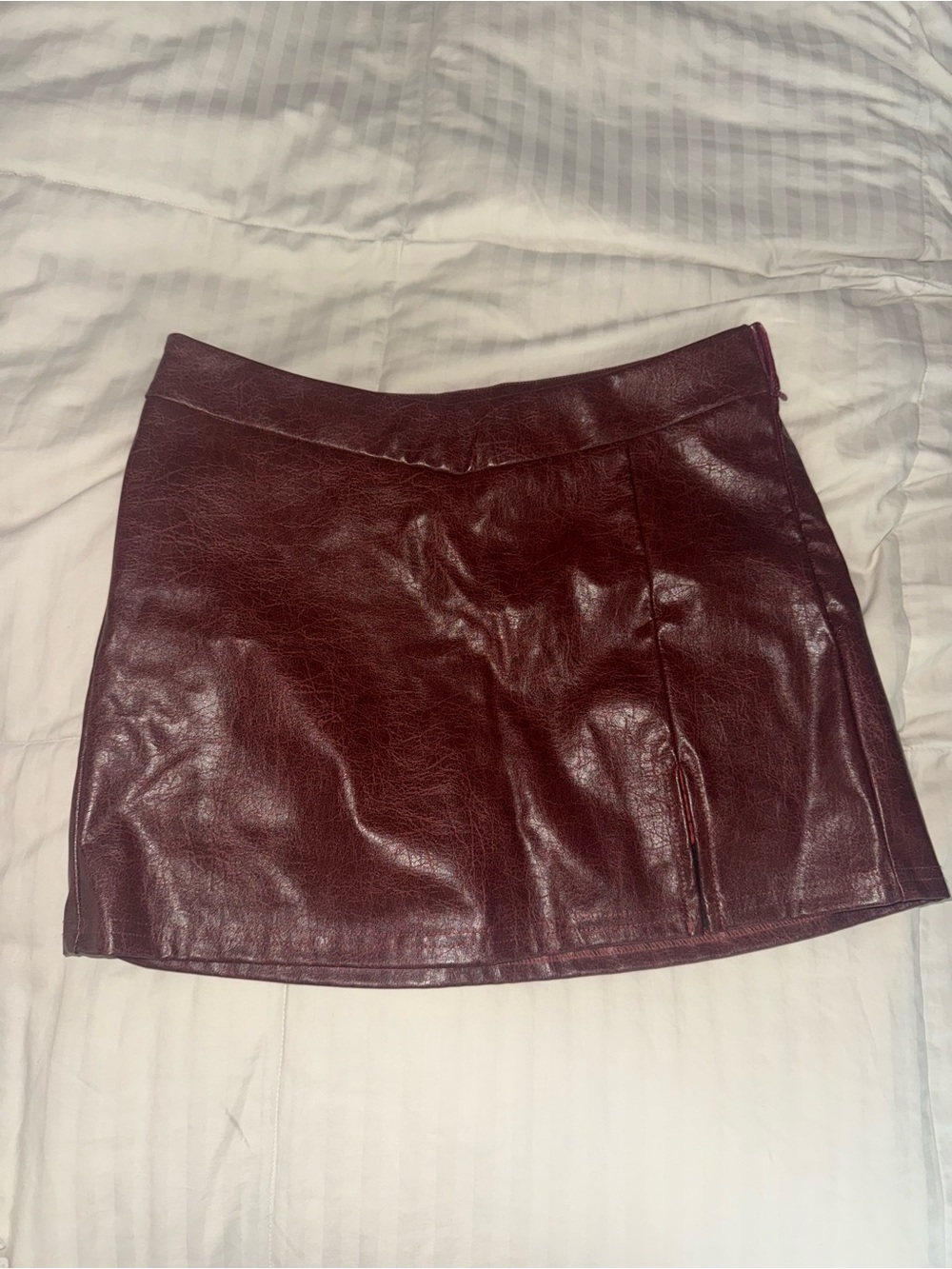 SHEIN Faux Leather Mini Skirt